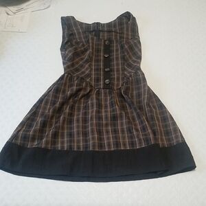 Stylish Plaid Kids Dress